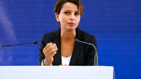 Lors de sa conférence de presse de rentrée, Najat Vallaud-Belkacem a rappelé sa "fermeté" face à la vingtaine de maires qui veulent boycotter la réforme des rythmes scolaires.