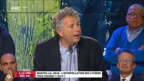 #Police - "Tu crois que ça fait plaisir à la police de mettre des gamins à genoux ?" @GWGoldnadel #GGRMC