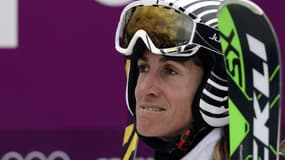 Ophélie David à Sotchi, le 21 février 2014