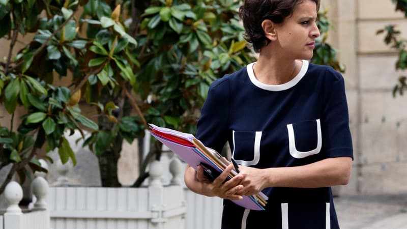 Najat Vallaud-Belkacem, en juin 2013, à Matignon.