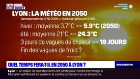 Quel temps fera-t-il en 2050 à Lyon?