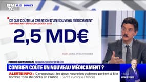 Combien coûte la création d'un nouveau médicament ?