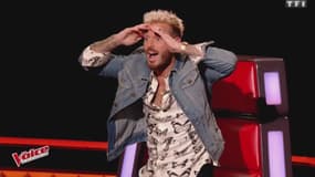 M. Pokora, coach dans le télé-crochet "The Voice"