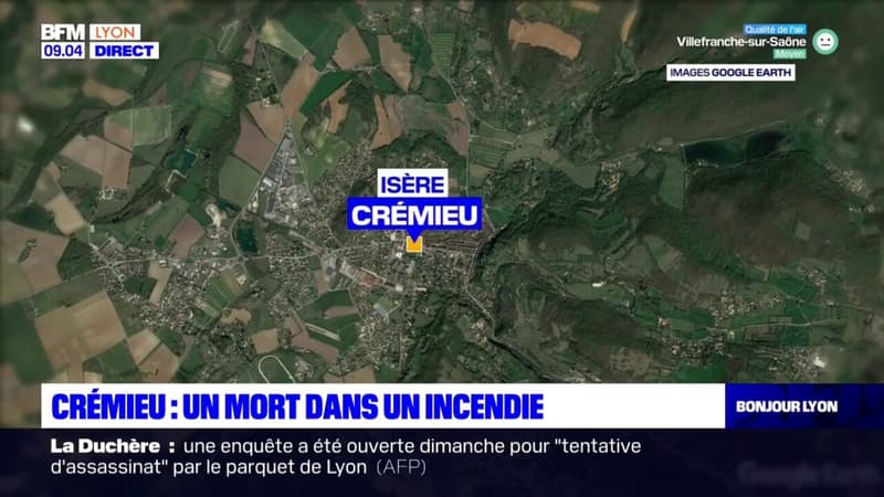 Crémieu: incendie mortel dans un petit immeuble