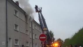 Incendie à Huningue - Témoins BFMTV