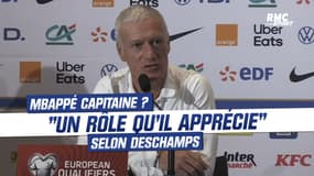 Equipe de France : Mbappé capitaine ? "Un rôle qu'il apprécie" selon Deschamps