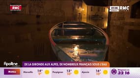 De la Gironde aux Alpes, de nombreux Français sous l'eau