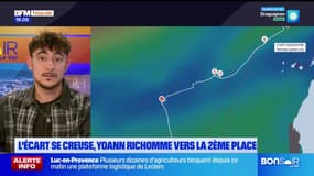 Vendée Globe: l'écart se creuse au-devant de la course, le Varois Yoann Richomme vers la 2e place