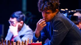 Le champion norvégien d'échecs Magnus Carlsen, 13 novembre 2024