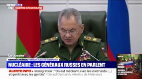 Le ministre russe de la Défense accuse les Occidentaux d'ignorer "délibérément le chantage nucléaire" ukrainien