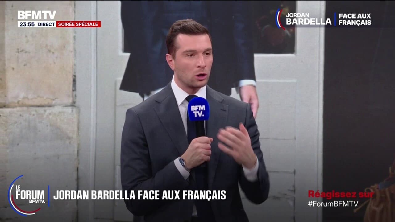 FORUM BFMTV - "Si on ne prend pas les bonnes décisions maintenant, dans 10  ans la France sera un pays du tiers-monde" affirme Jordan Bardella