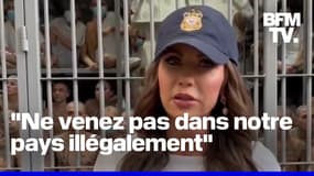 La secrétaire à la Sécurité intérieure américaine met en garde les migrants illégaux depuis une prison au Salvador