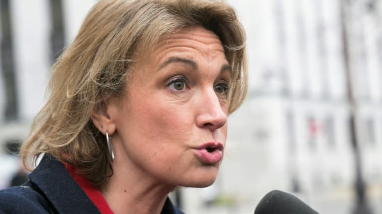 La secrétaire générale de la CFDT Marylise Léon à Paris le 17 janvier 2025.