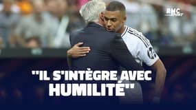 Real Madrid : "Mbappé s'intègre avec humilité" salue Ancelotti
