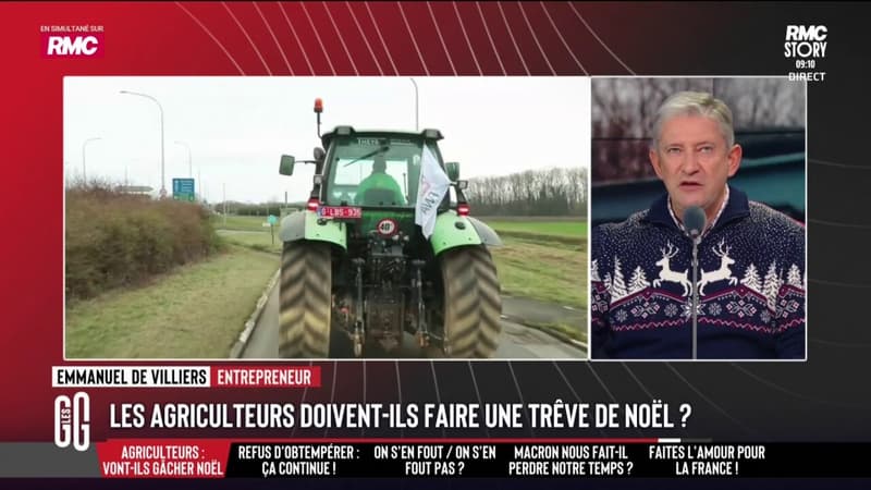 Blocages: les agriculteurs doivent-ils faire une trêve de Noël?