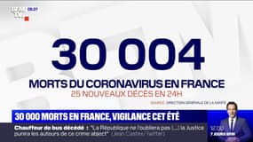 La France a franchi la barre des 30.000 morts du Covid-19