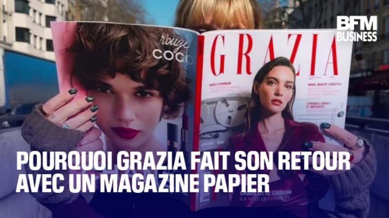 Pourquoi Grazia fait son retour avec un magazine papier