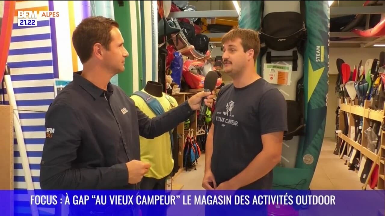 FOCUS à Gap "Au Vieux Campeur" le magasin des activités outdoor