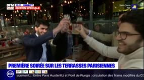 "Ça fait vraiment plaisir, ça fait du bien": première soirée en terrasse à Paris pour la réouverture des bars et restaurants