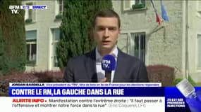 "Nous n'avons pas de leçon à recevoir de la gauche": Jordan Bardella réagit aux manifestations prévues contre l'extrême droite