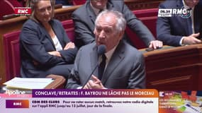 Conclave sur les retraites: François Bayrou ne lâche pas le morceau