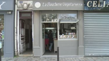 Au "Boucher végétarien" vient d'ouvrir ses portes place d'Aligre à PAris.