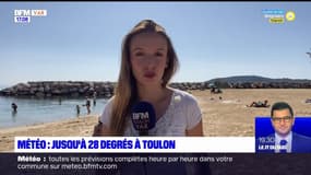 Jusqu'à 28°C: la chaleur toujours bien présente à Toulon