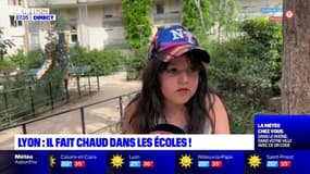 Lyon: les écoliers face aux fortes chaleurs 