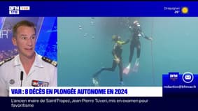 Var: 8 accidents de plongée autonome mortels en 2024