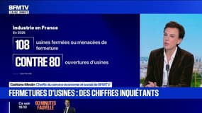 En 2025, le nombre de fermetures d'usines en France va dépasser le nombre d'ouvertures