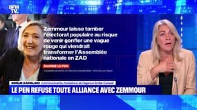 Le Pen refuse toute alliance avec Zemmour - 13/05