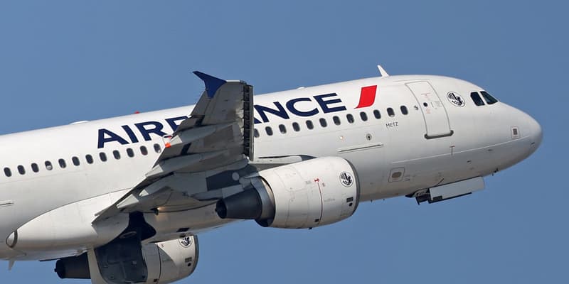 Un Airbus A320-214 d'Air France décollant de l'aéroport de Marseille Provence le 24 juin 2025. (Photo d'illustration)