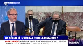 Article 24 de la loi "Sécurité globale": Gérard Larcher demande à Jean Castex de "renoncer" à une commission indépendante