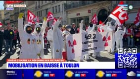 Réforme des retraites: mobilisation en baisse à Toulon