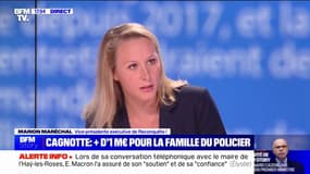 Mort de Nahel: "Je ne crois pas du tout à l'idée que ce policier aurait commis volontairement un crime raciste", affirme Marion Maréchal (Renconquête!)