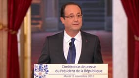 François Hollande a réussi à faire rire plusieurs fois son auditoire