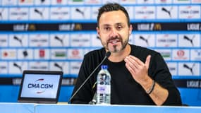 Roberto De Zerbi, entraîneur de l'OM, en conférence de presse, 8 novembre 2024