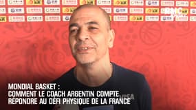 Mondial basket – Comment le coach argentin compte répondre au défi physique de la France
