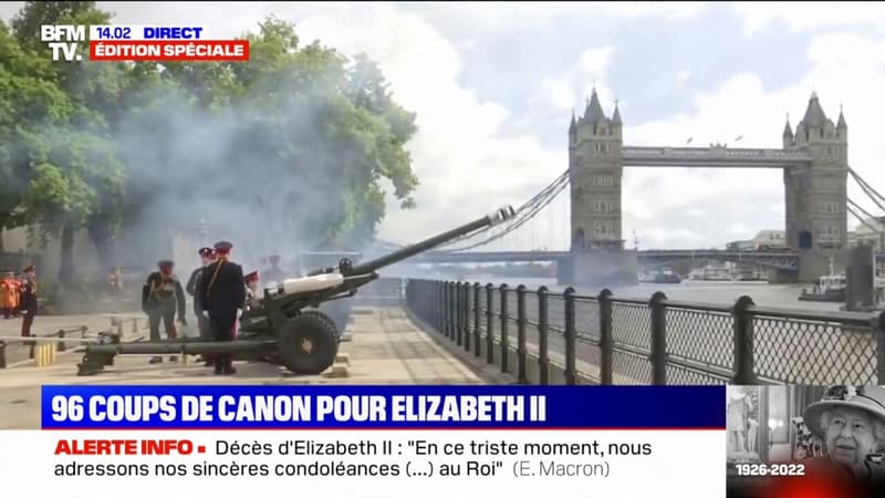 Royaume-Uni: 96 coups de canon tirés dans tout le pays en hommage à Elizabeth II