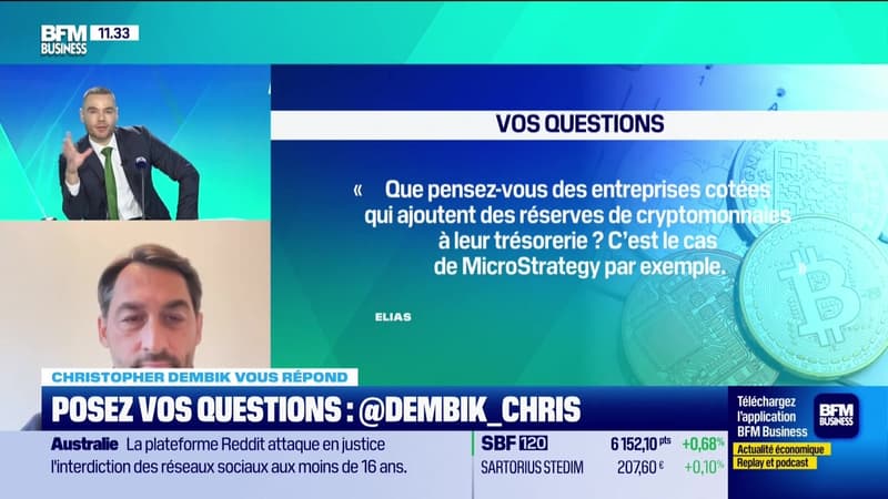Christopher Dembik vous répond - Est-ce qu'un particulier peut investir sur les Stablecoins comme il le fait sur le Bitcoin ou l'Ethereum ? - 12/12