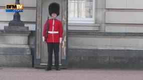 Un garde de Buckingham Palace fait une chute mémorable