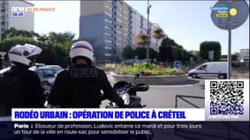 Rodéo urbain: au cœur d'une opération de la police à Créteil