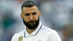 Karim Benzema lors de son dernier match au Real Madrid face à l'Athletic Bilbao (1-1), le 4 juin 2023 