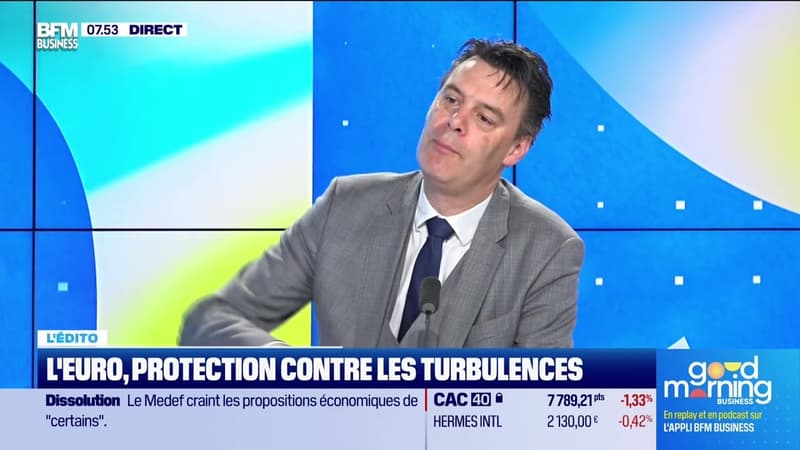 Denis Ferrand : L'euro, protection contre les turbulences - 12/06