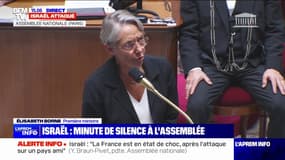 Élisabeth Borne: "Nous sommes aux côtés du peuple israélien dans cette épreuve" 