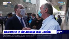 Jean Castex était en déplacement dans le Rhône ce vendredi