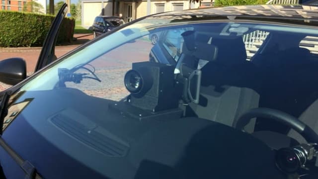 Un exemple de voiture radar privée. (image d'illustration)