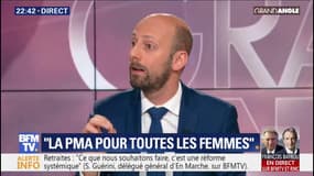 Stanislas Guerini (LaREM): "Jamais, je ne jetterai la pierre" à Agnès Thill "parce qu'elle est opposée à la PMA pour toutes"