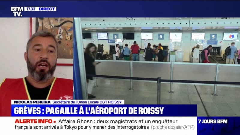 Grève à l'aéroport de Paris-Charles de Gaulle: les grévistes réclament 