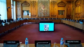 Grand Salon du château de la Muette où siège le conseil d'administration de l'OCDE.